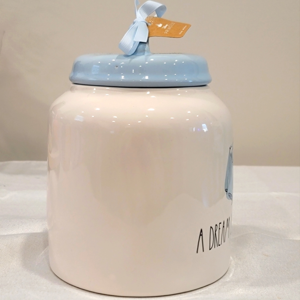 NWT Rae Dunn Disney A Dream Is A Wish Cinderella Canister Cookie Jar - Picture 6 of 14